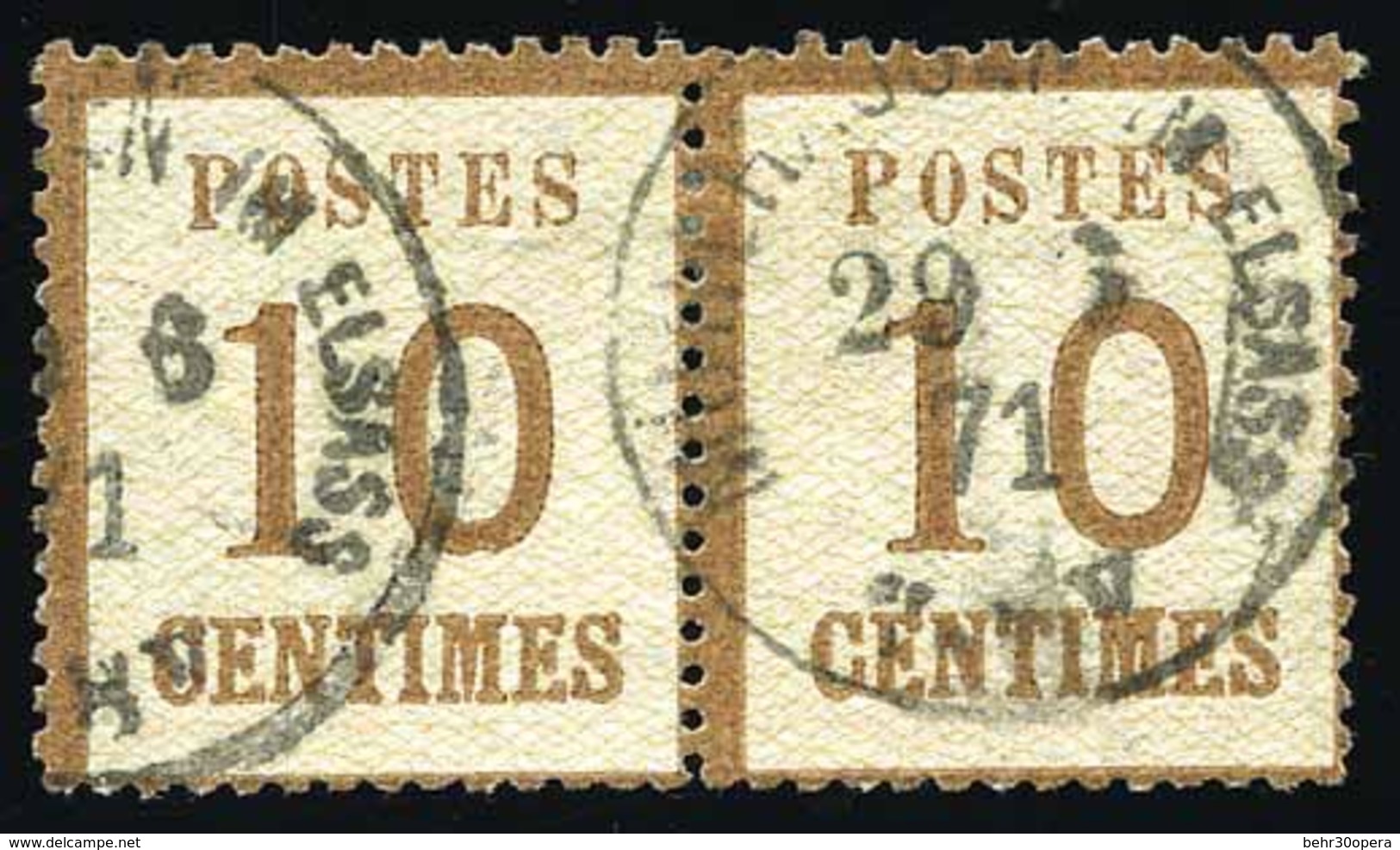 O N°5+ 5a X 2 - 4 Timbres Dont 1 Paire. Obl. TB. - Autres & Non Classés