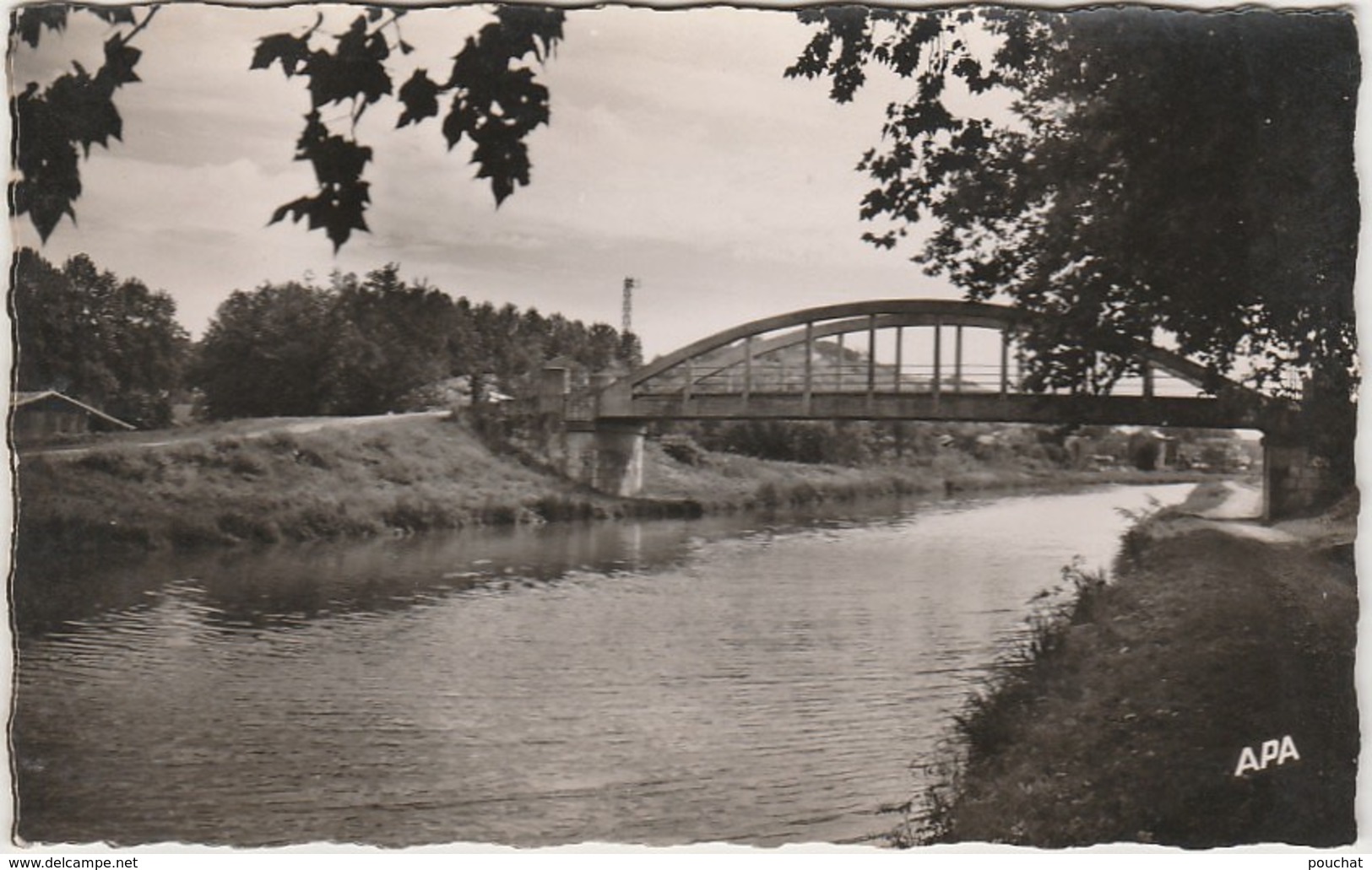 H8- 82) MALAUSE (TARN ET GARONNE) LE PONT  DE PALOR SUR LE CANAL  -  (2 SCANS) - Andere & Zonder Classificatie