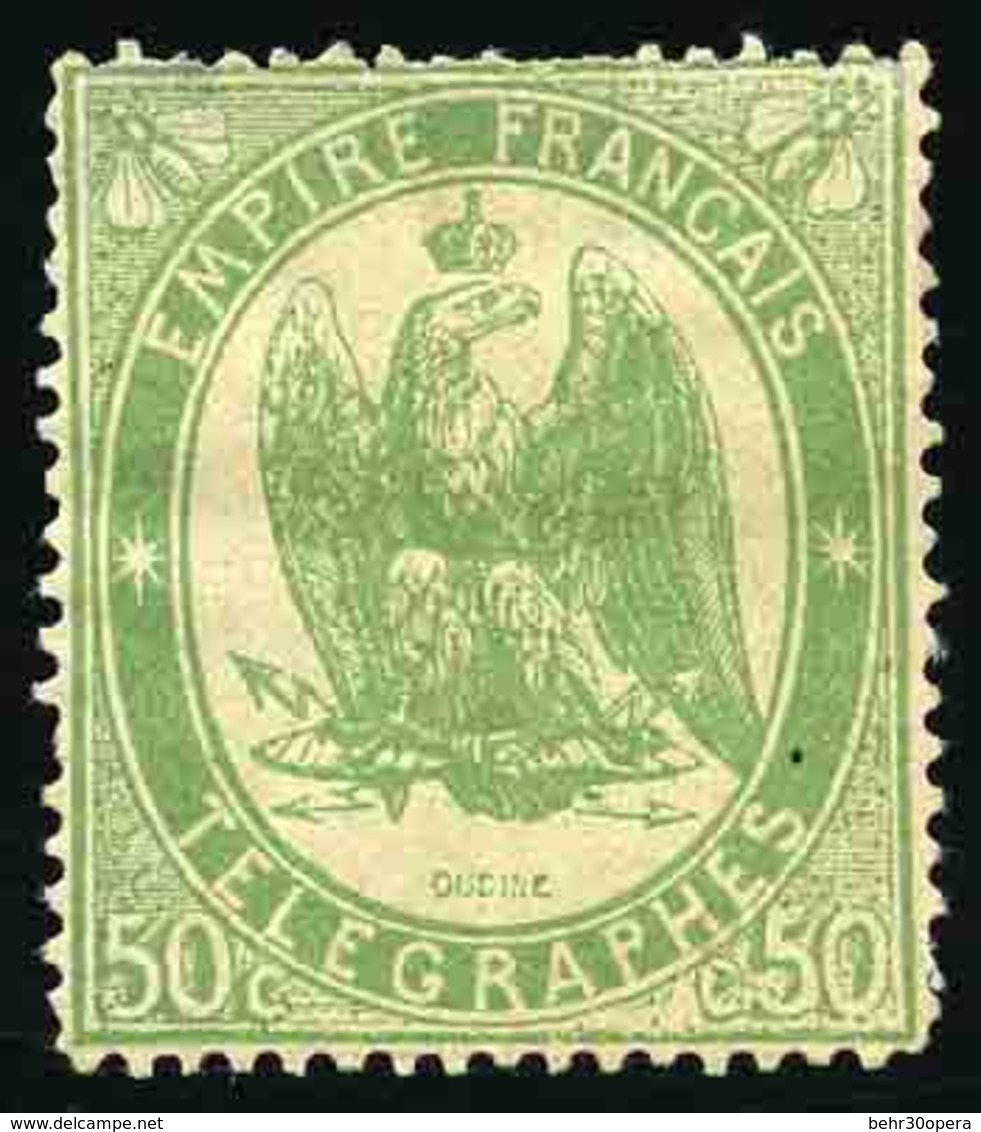 * N°6a - 50c. Vert-clair. B. - Telegraph And Telephone