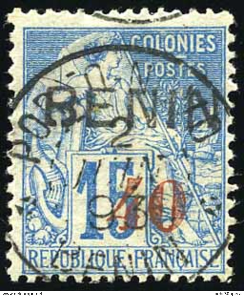 O N°15 - 40c. S/15c. Bleu. Obl. TB. - Autres & Non Classés