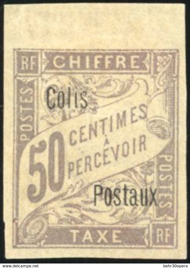 * N°4A - 50c. Lilas. HdeF. Surcharge Sans ''COTE D'IVOIRE''. SUP. - Otros & Sin Clasificación