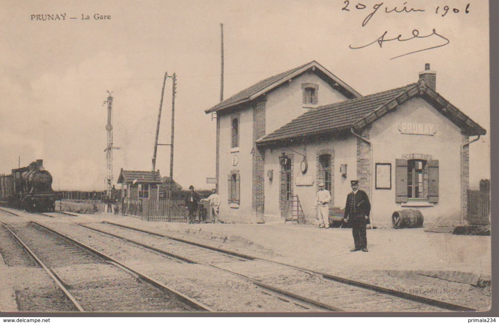 PRUNAY- LA GARE - Montmirail