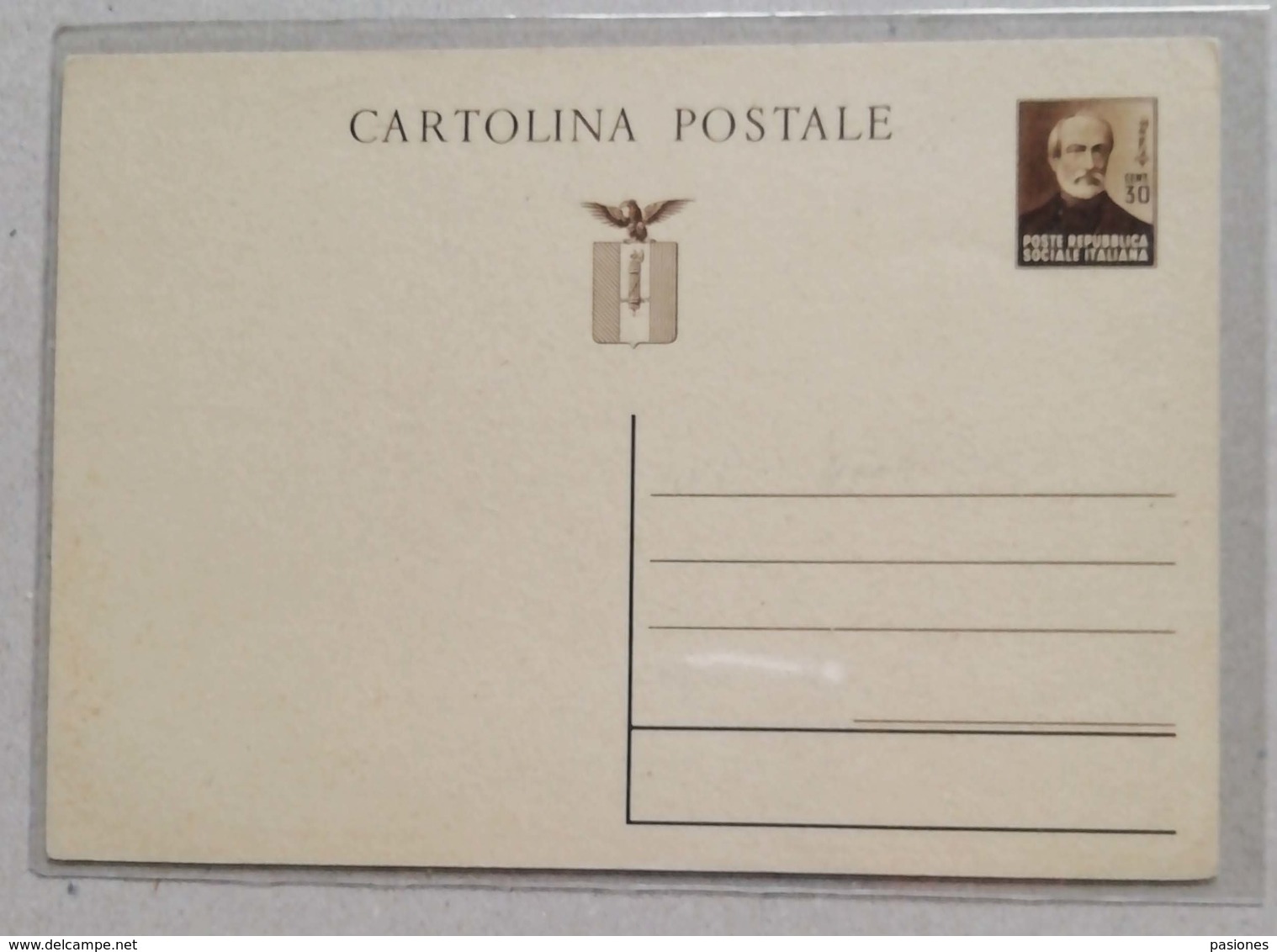 Cartolina Postale Repubblica Sociale Italiana - Non Viaggiata - Entiers Postaux