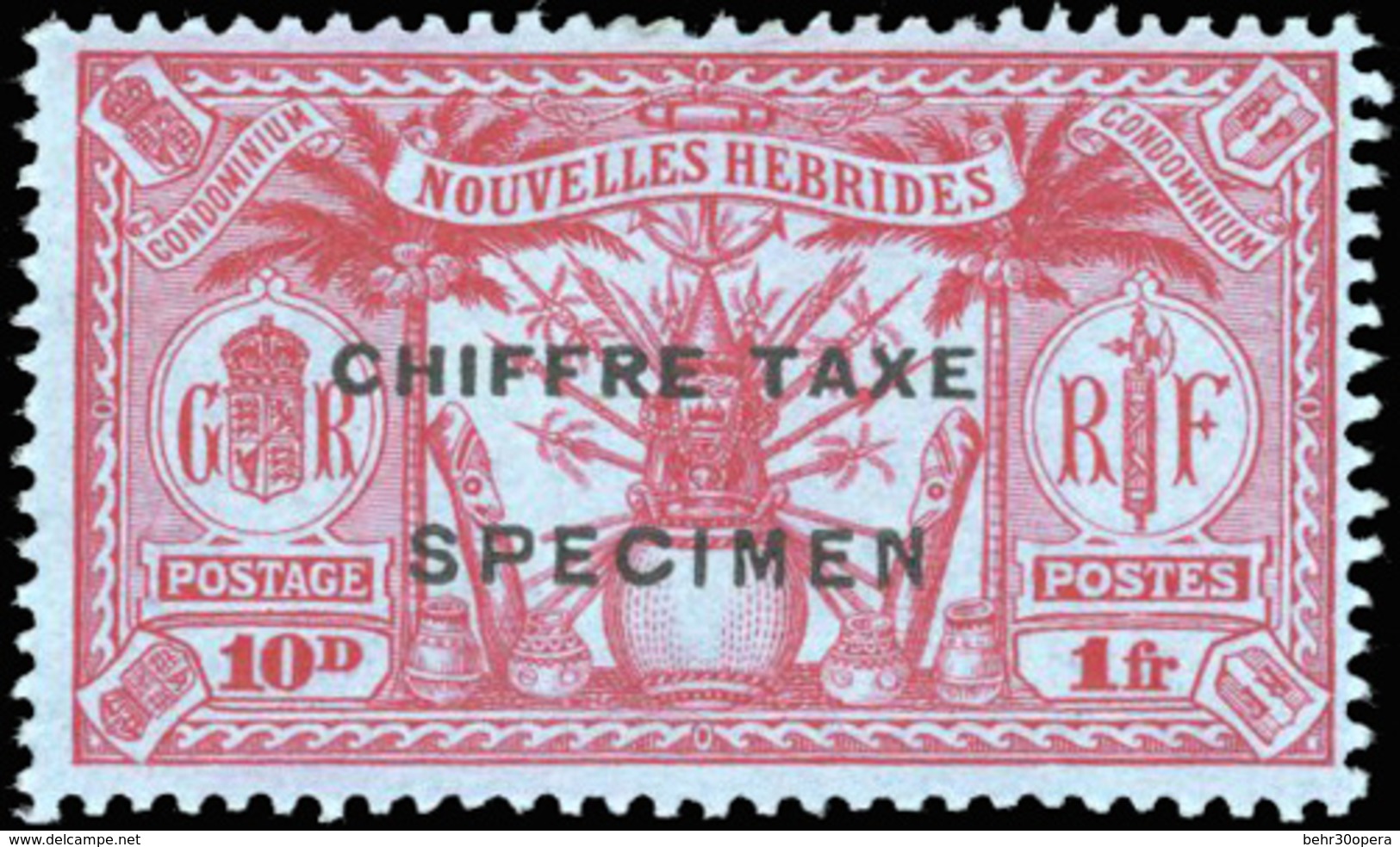 * N°1/ 5 - Série De 6 Valeurs Surchargée SPECIMEN. (SG#53/57 - C.400£). SUP. - Otros & Sin Clasificación