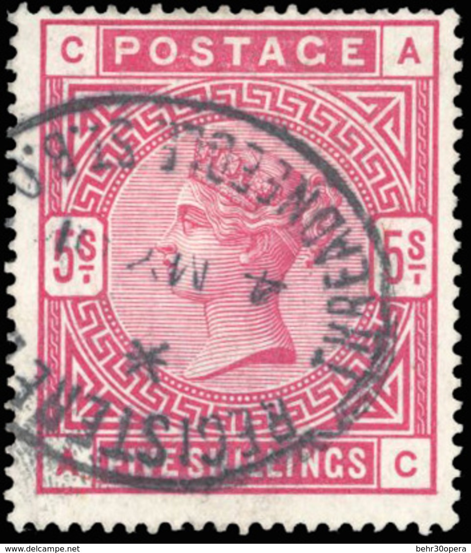 O N°87x2 - 5s. Rose Pâle + 5s. Rose Vif. Obl. TB. - Other & Unclassified