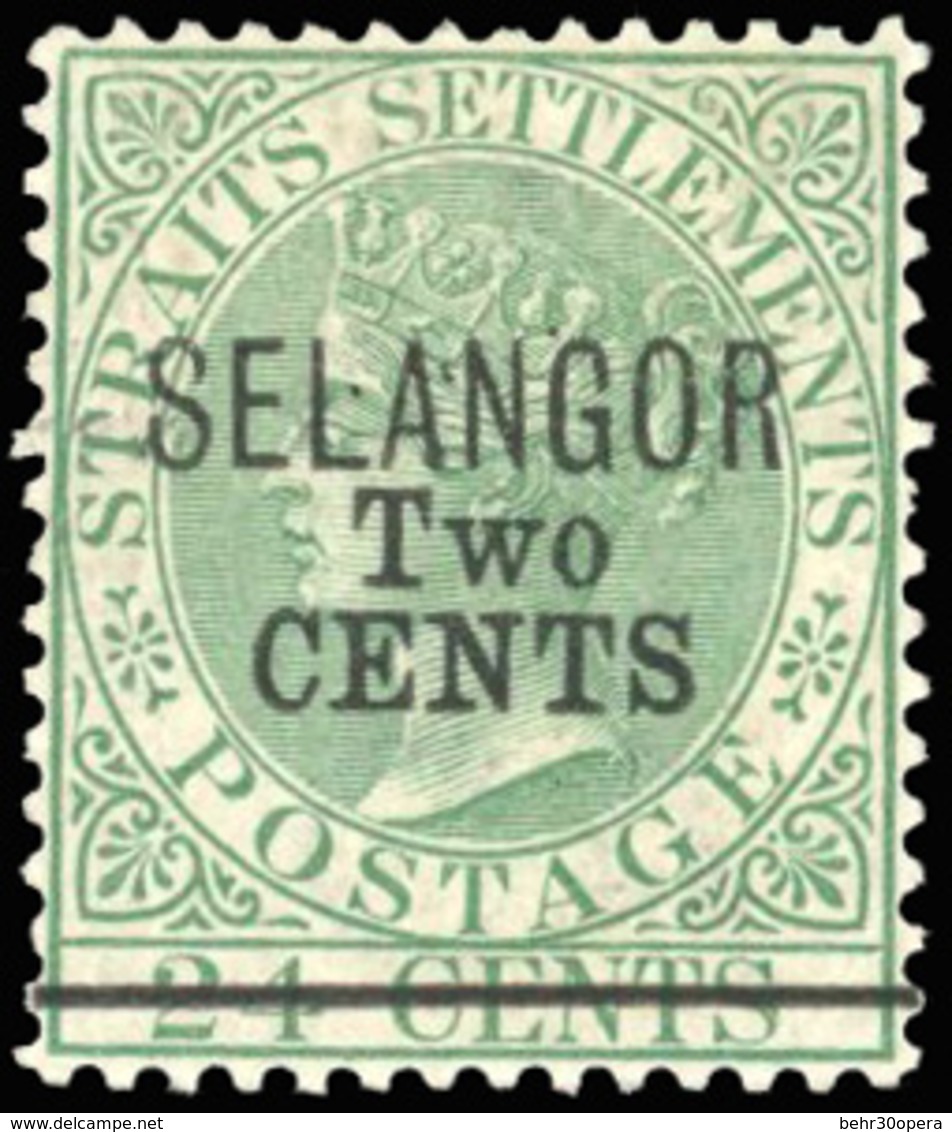 * N°7/7d - 5 Pièces De 5 Types Différents. (SG#44/48 - C.1105£). SUP. - Selangor