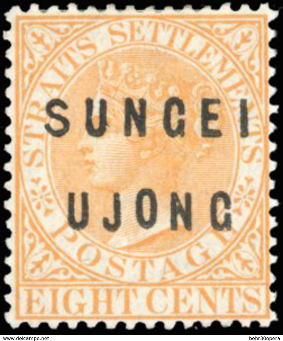 * N°8 - 8c. Jaune-orange. (SG#24 - C.1900£). SUP. - Other & Unclassified