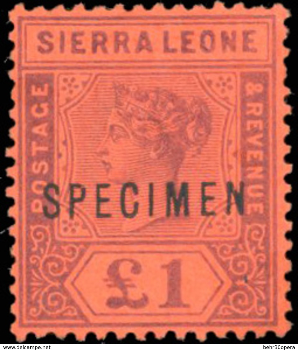 * N°41/53 - 13 Valeurs. Surcharge SPECIMEN. SG#41s/43s - Cote 300£. TB. - Sierra Leona (...-1960)