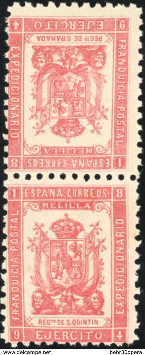 (*) N°3034 - 2 Paires Verticales Tête-Bêche. Dentelé Et ND. TB. - Andere & Zonder Classificatie