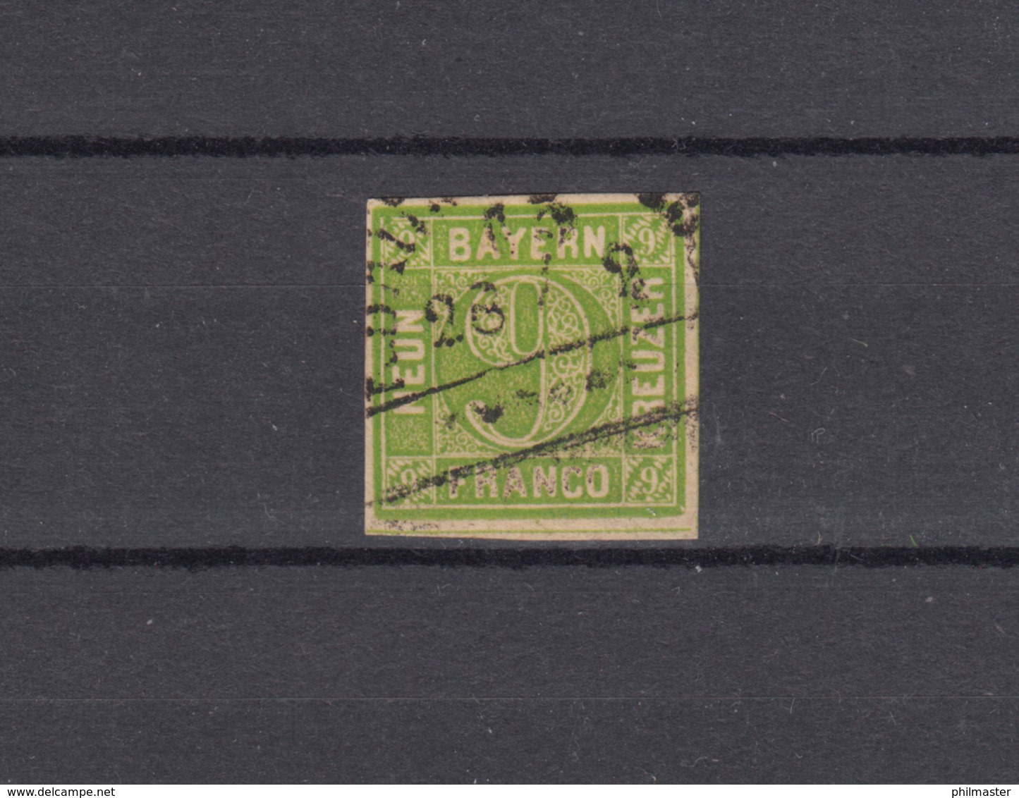 Bayern 5 Ziffer 9 Kreuzer - Bahnpost-Stempel - Other & Unclassified