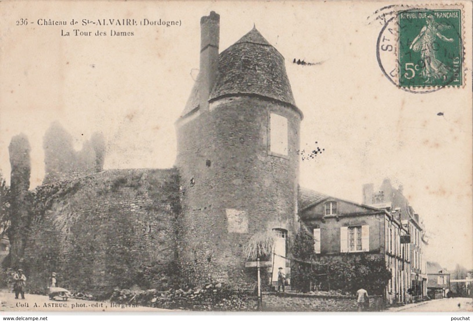 H31- 24) CHATEAU DE SAINTE ALVAIRE (DORDOGNE) LA TOUR DES DAMES  - (ANIMEE) - Autres & Non Classés