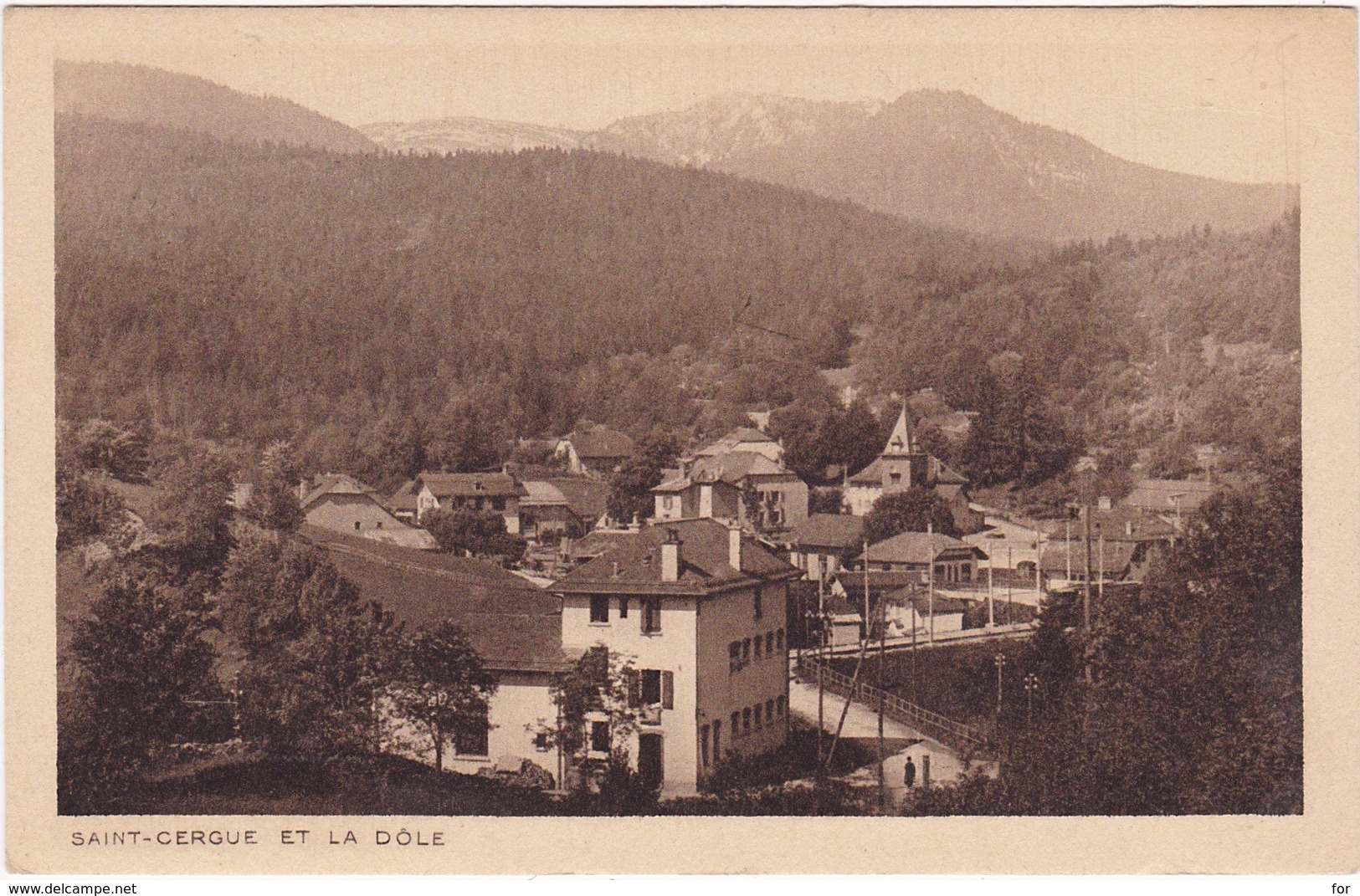 Suisse : VD Vaud : SAINT-CERGUE : Et La Dole - Saint-Cergue