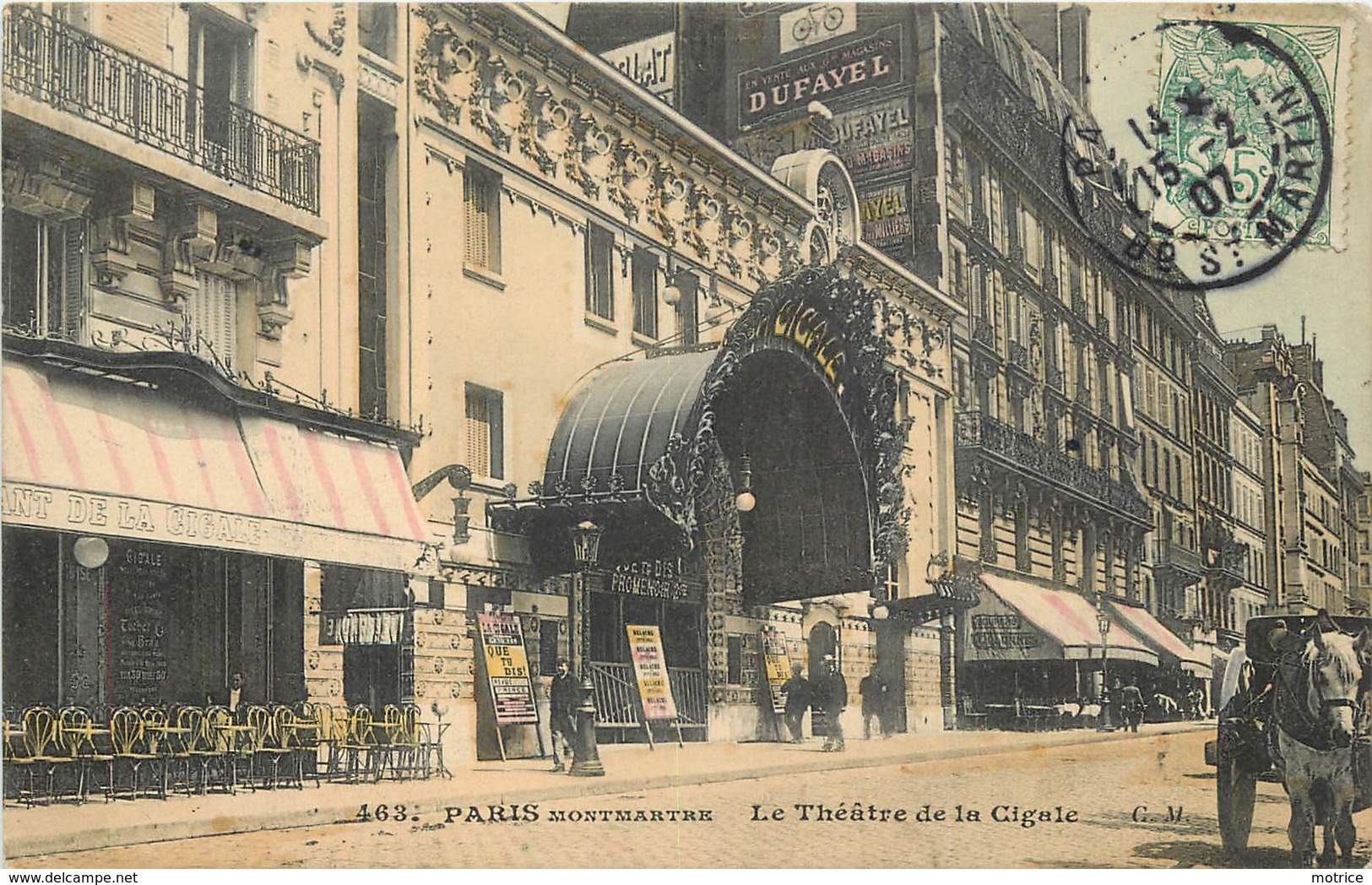 PARIS - Le Théâtre De La Cigale. - Arrondissement: 18