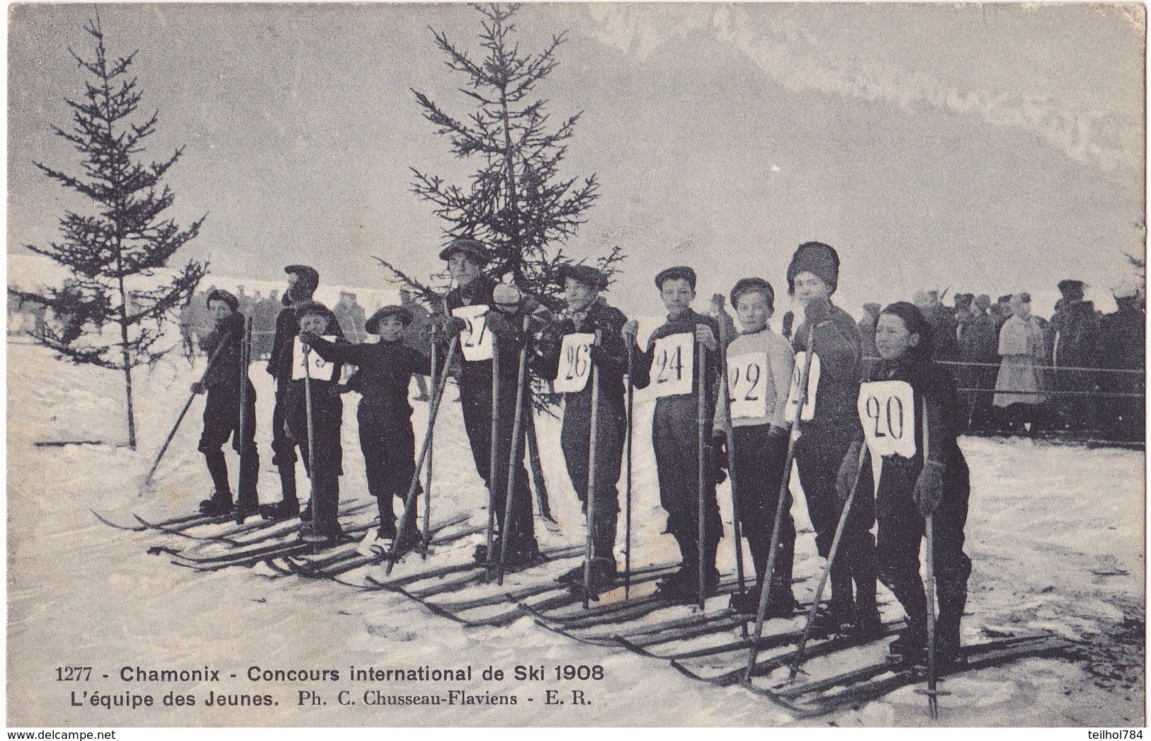 CHAMONIX  -  CONCOURS INTERNATIONL DE SKI 1908 - Chamonix-Mont-Blanc