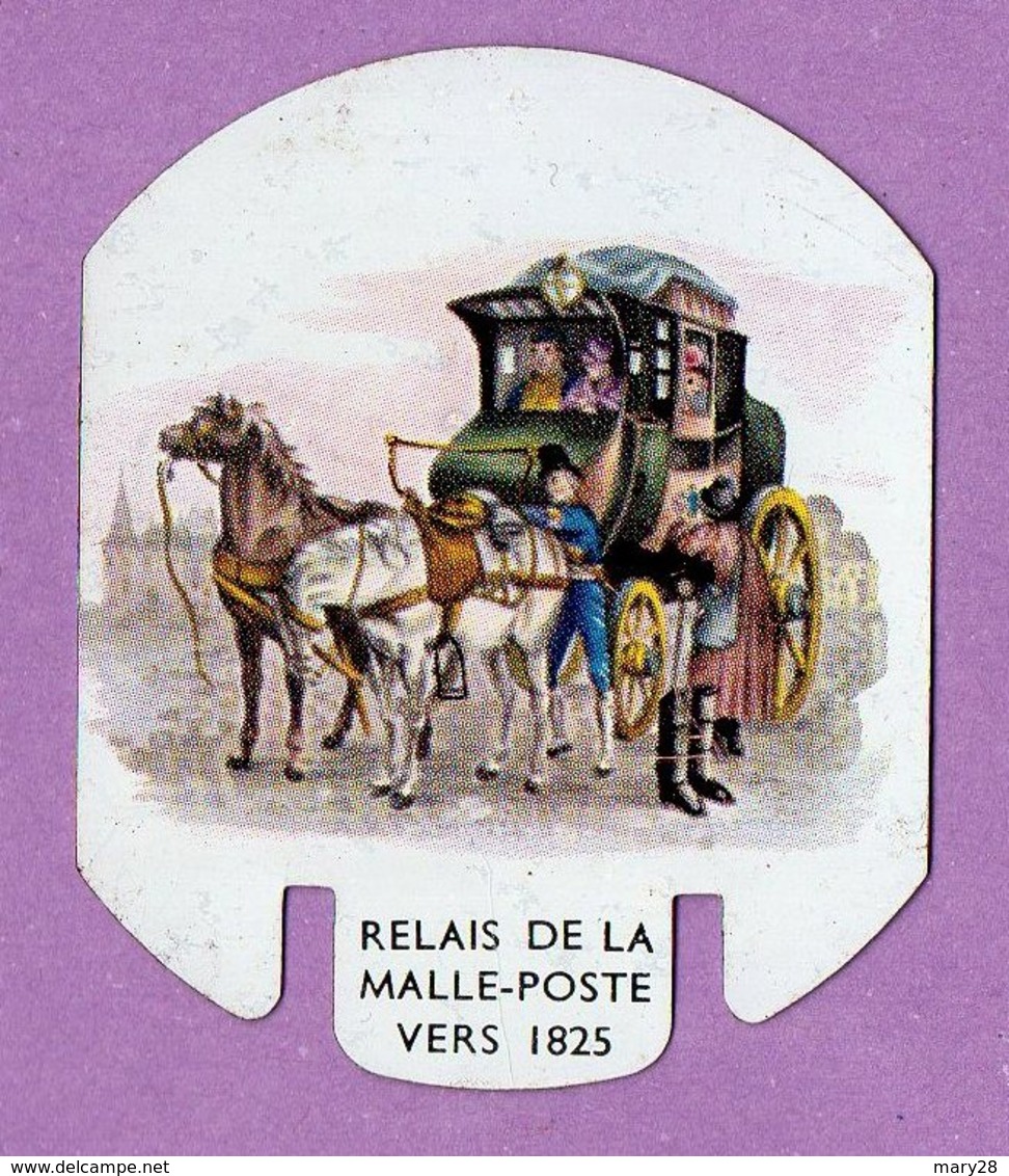 Plaque Publicitaire En Metal Moutarde Parizot   Relais De La Malle Poste Vers 1825 Diligence Caleche...  - - Plaques En Tôle (après 1960)