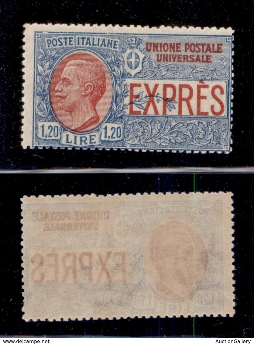 REGNO - ESPRESSI - 1922 - Non Emesso - 1,20 Lire (8) - Gomma Integra (650) - Autres & Non Classés