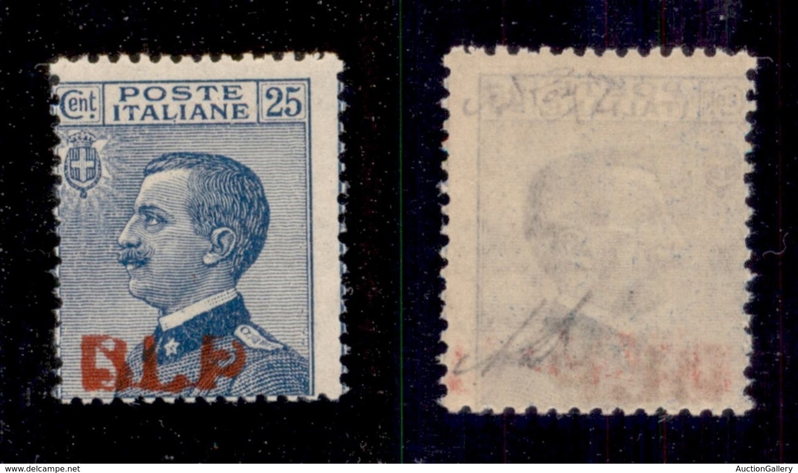 REGNO - B.L.P - 1921 - 25 Cent (3) - Gomma Integra - Diena (750) - Autres & Non Classés