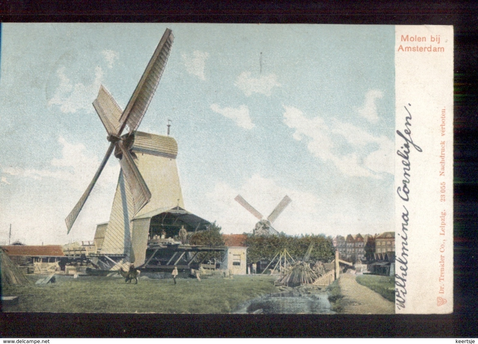 Amsterdam - Molen - 1904 - Grootrond Sloterdijk - Amsterdam