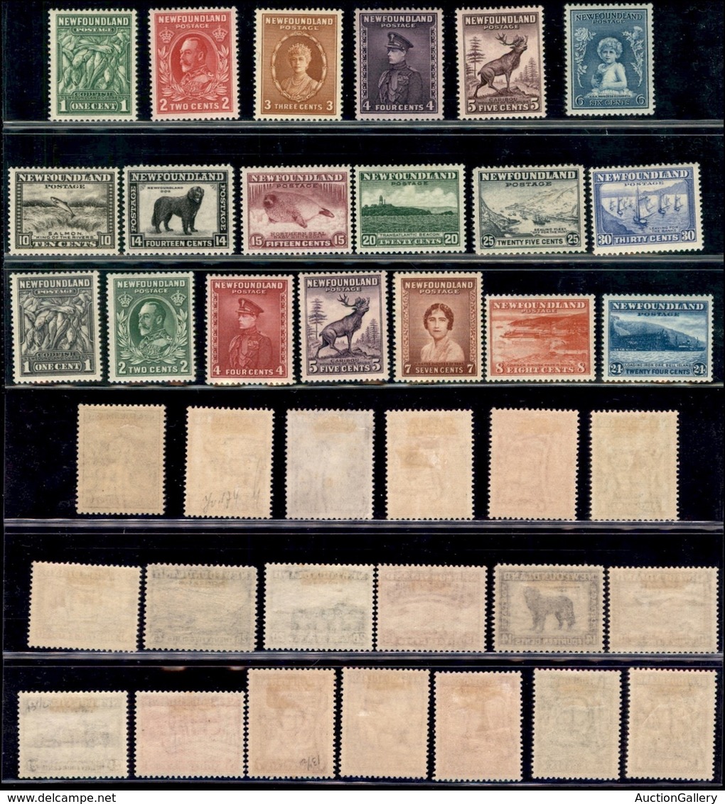 OLTREMARE - CANADA - NEWFOUNDLAND - New Foundland - 1932 - Vedute (172/183 + 185/191) - 1 Serie Completa + 7 Valori - Go - Other & Unclassified