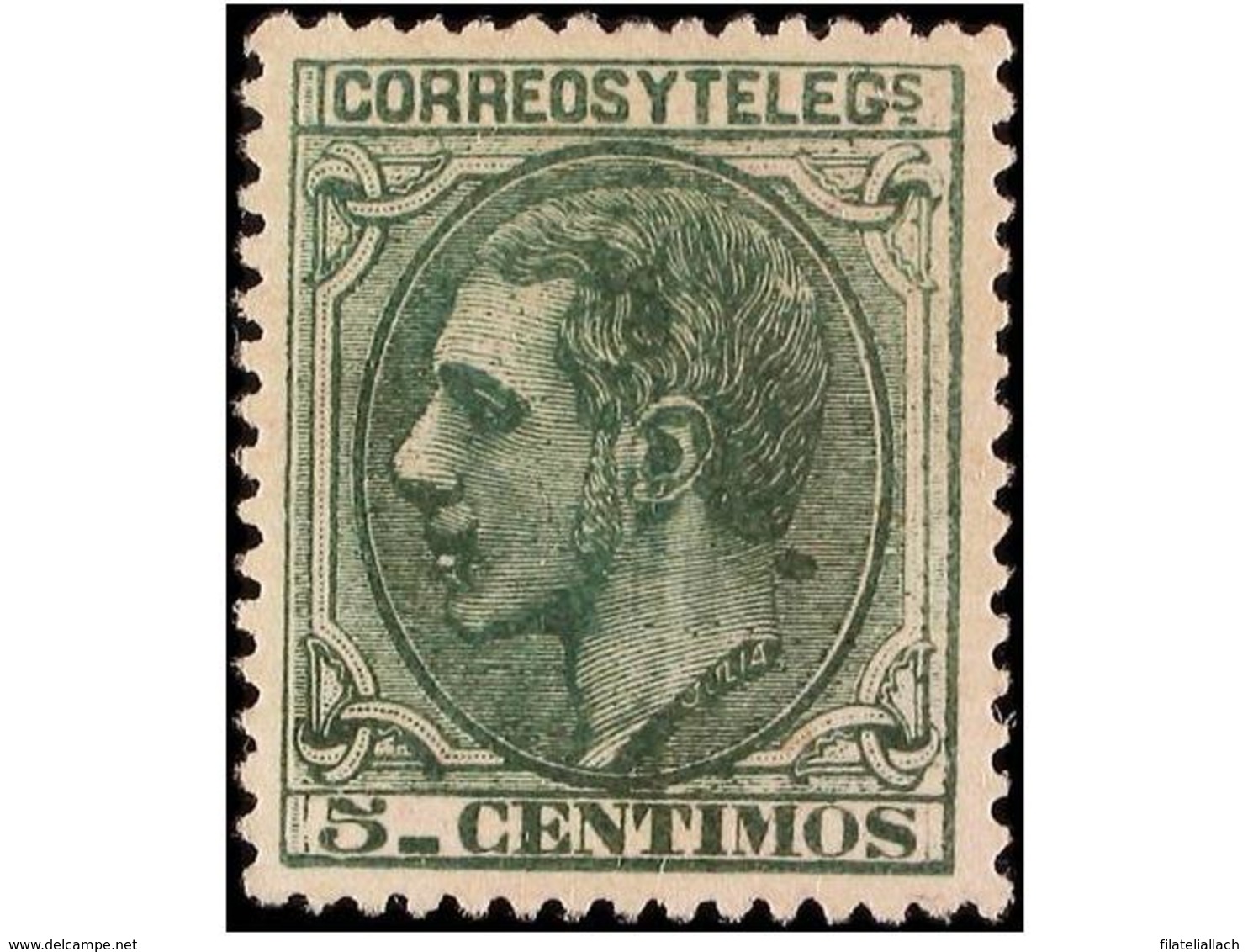 SPAIN: ALFONSO XII 1875-1888 - Altri & Non Classificati