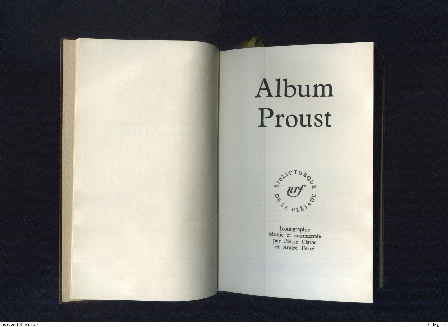 Album Proust De La Pléiade - 1965 - Rare - La Pléiade