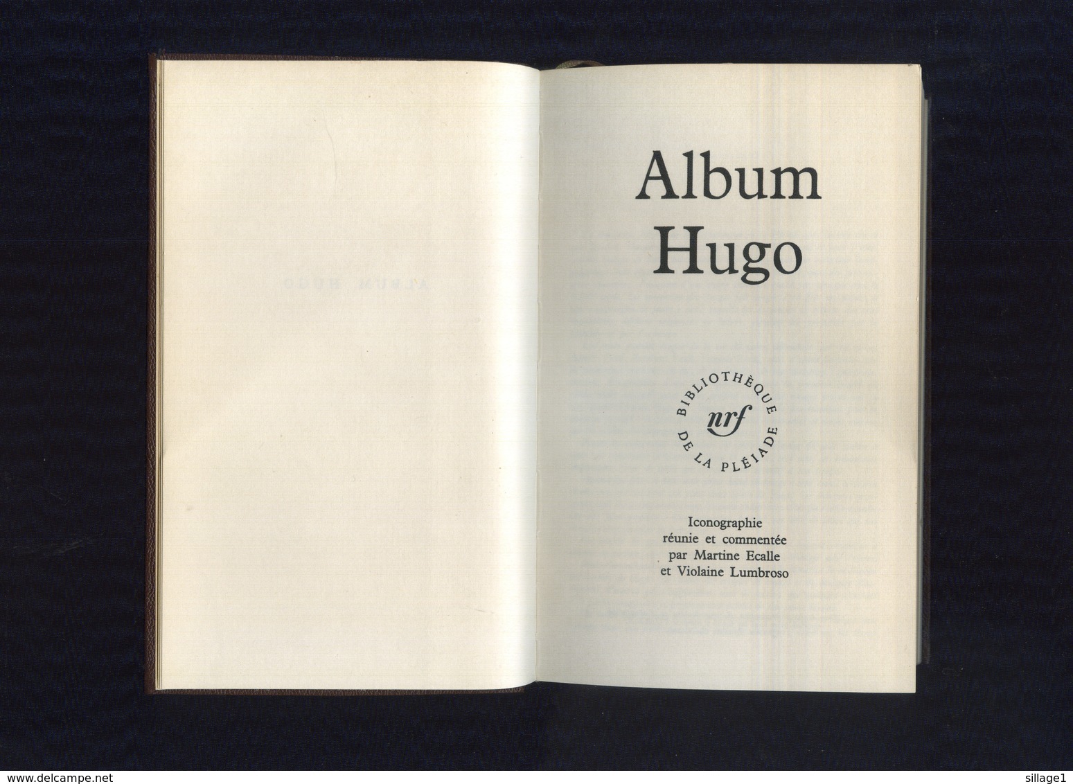 Album Hugo De La Pléiade - 1964 - Rare - La Pléiade