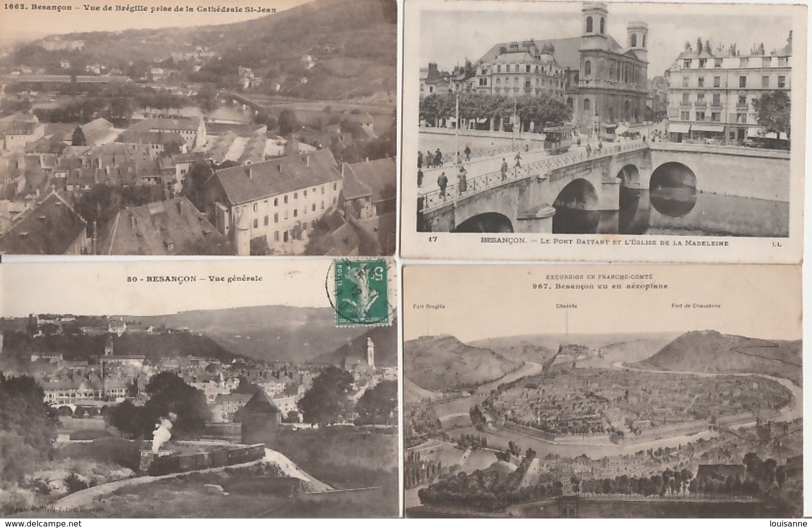 20 / 1 /  133 -  - BESANÇON  ( 25 )  LOT  DE  24  CPA - Toutes Scanées - 5 - 99 Postcards