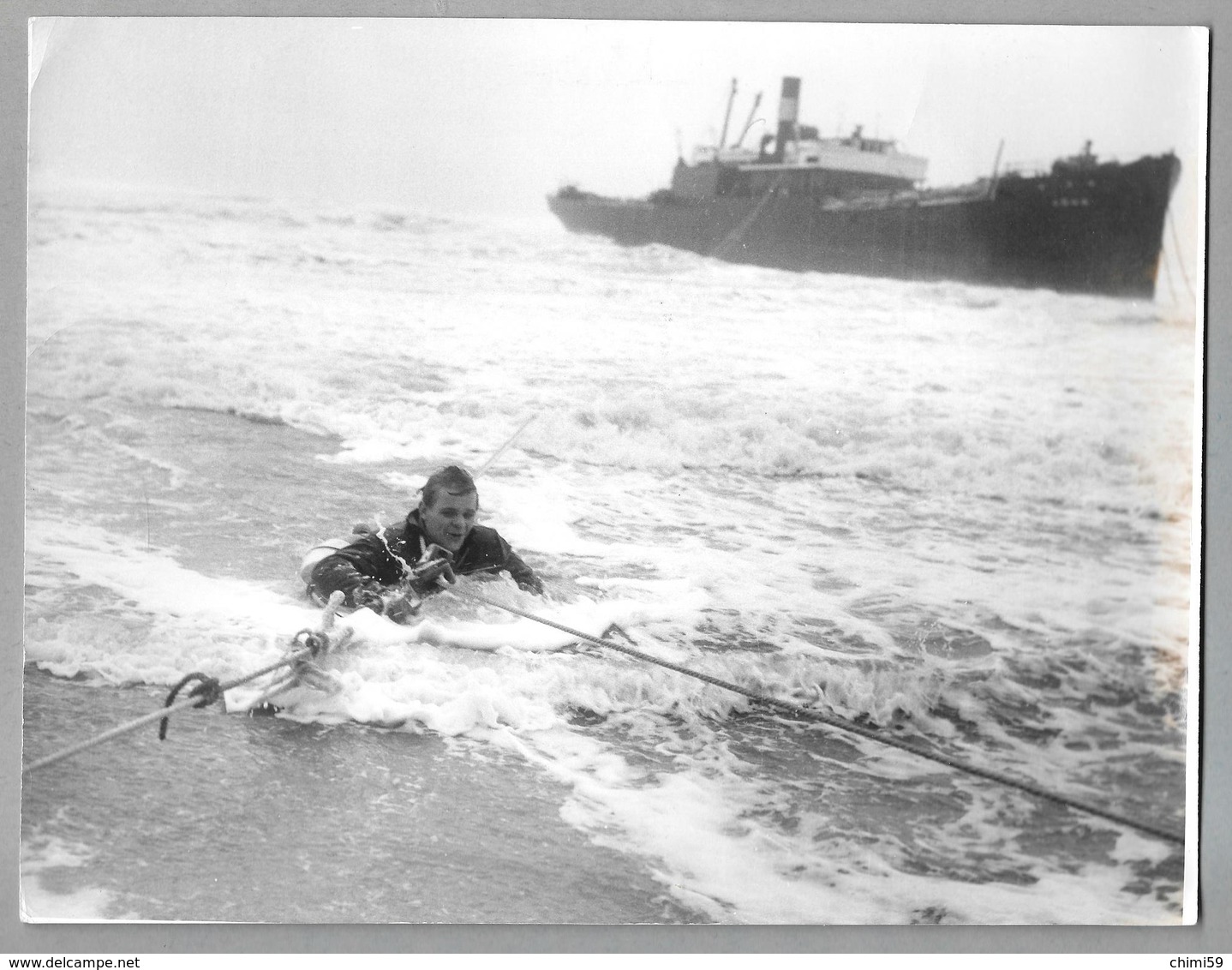 PHOTO PRESS 1959 -  FREIGHTER ANNA -CM.  24X19  bateau  barco  Bateaux Nave ship boat cargo