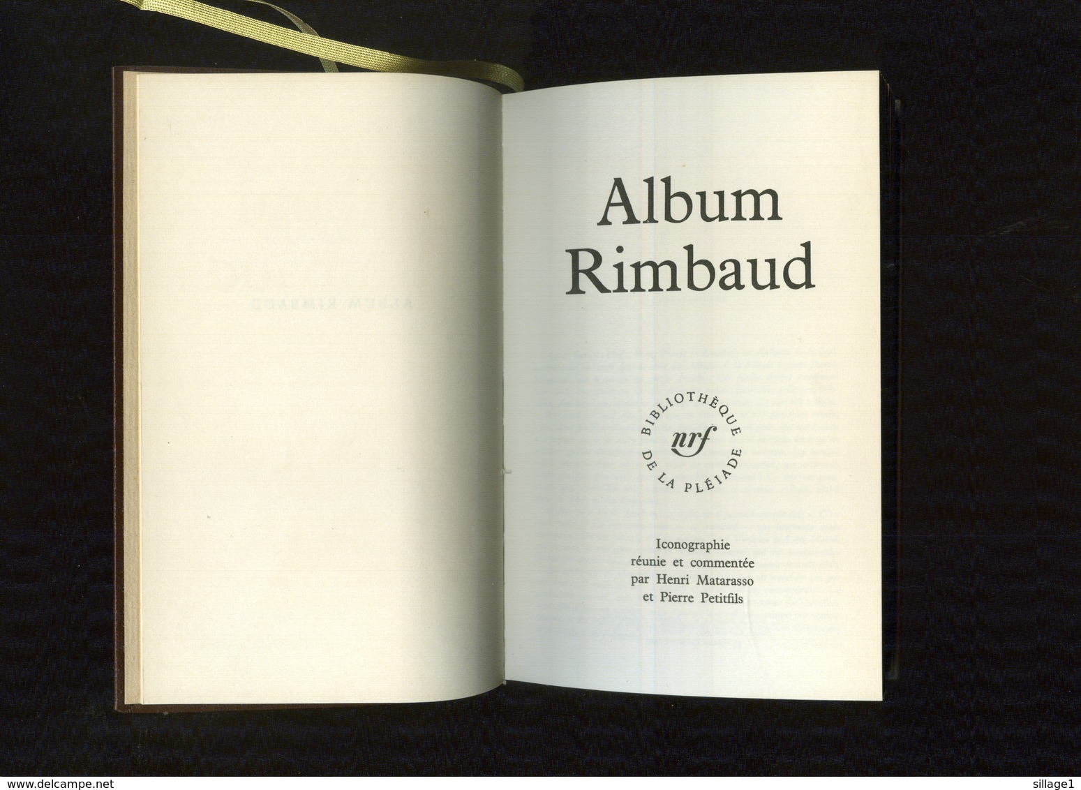 Album Rimbaud De La Pléiade - 1967 - Rare - La Pléiade