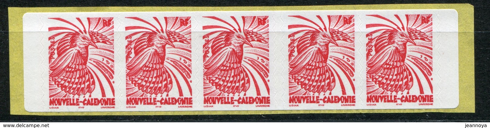 NOUVELLE CALEDONIE - N° C909A BANDE DE 5 TP , NON COMMERCIALISÉ - * * - LUXE - Libretti