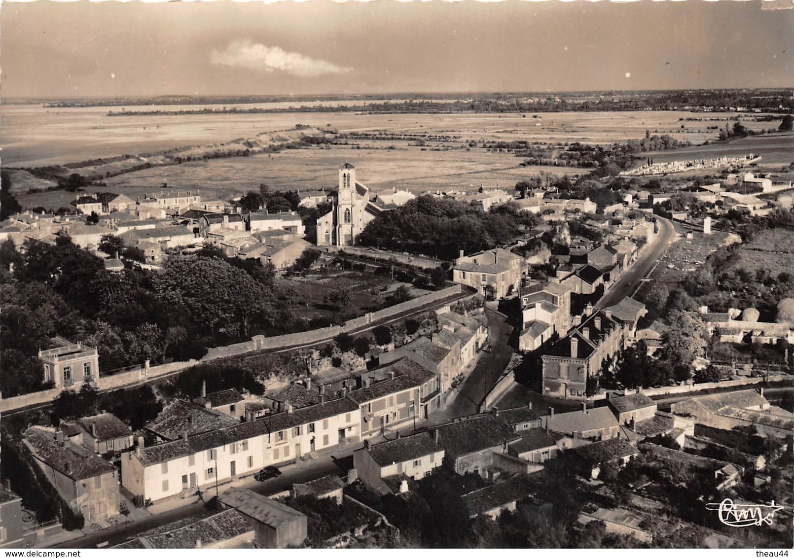 ¤¤  -  CHAILLE-les-MARAIS   -   Vue Panoramique Aérienne        -  ¤¤ - Chaille Les Marais