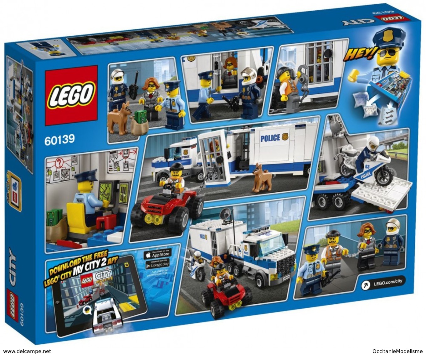 Lego City - LE POSTE DE COMMANDEMENT MOBILE Réf. 60139 Neuf - Unclassified