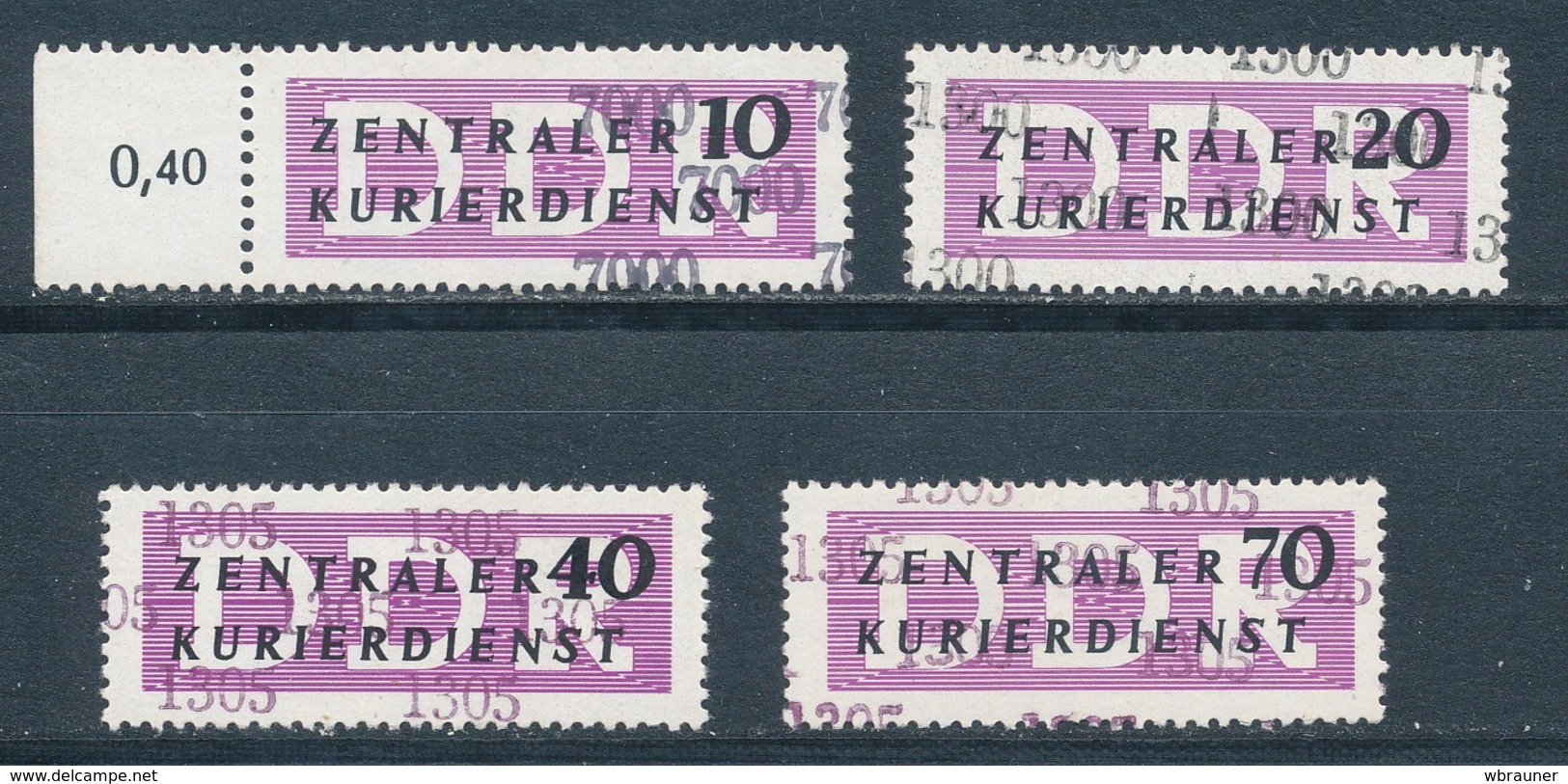 DDR Dienstmarken B 10/13 ** Mi. 6,50 - Sonstige & Ohne Zuordnung