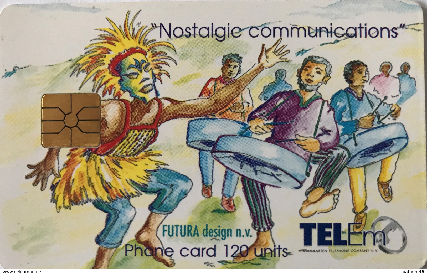 ANTILLES NEERLANDAISES - TEL-EM N.V. - Celebrating Carnival - 120 Unités - Antilles (Neérlandaises)