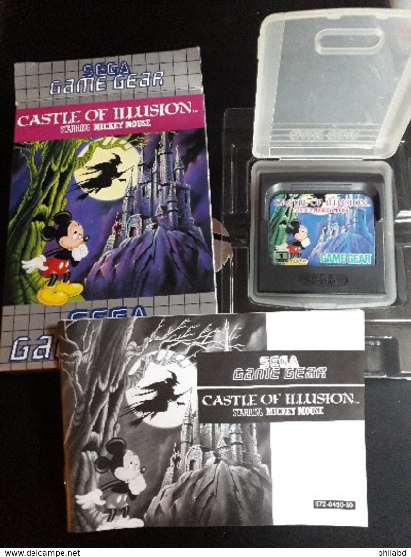 SEGA Game Gear - Castle Of Illusion Starring Mickey Mouse 1991 - Other & Unclassified
