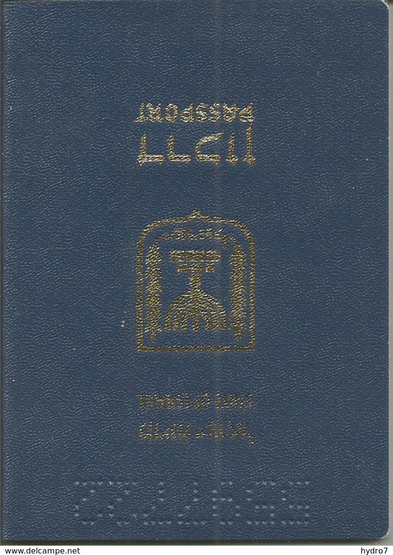 Israel Obsolete Passport 1993 Perfect Condition! Passeport Reisepass Pasaporte - Historical Documents