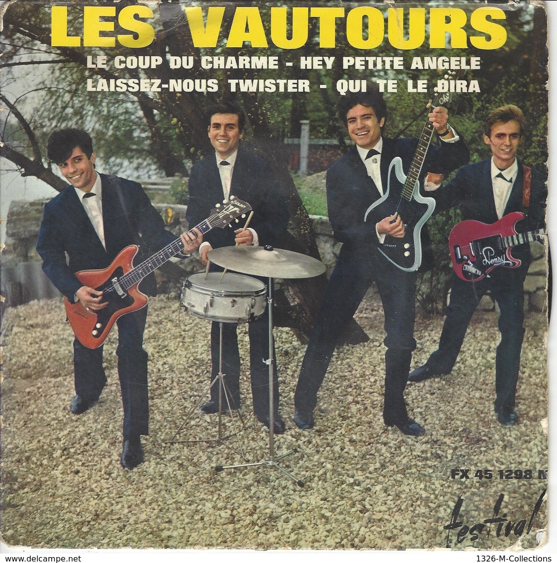 Vinyl 45 Tours LES VAUTOURS - Rock