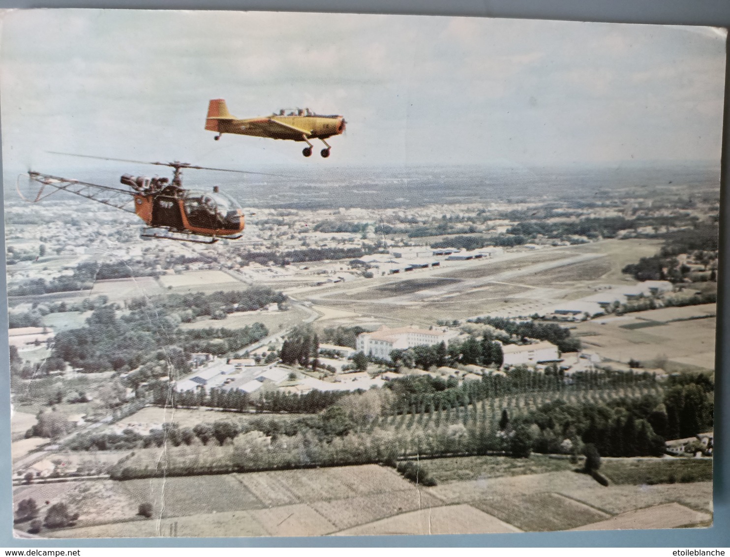 Hélicoptère Et Avion, Base Militaire Aérienne, Seyresse, Landes (40) Près Dax - Aviation Légère Armée De Terre A.L.A.T - Hélicoptères