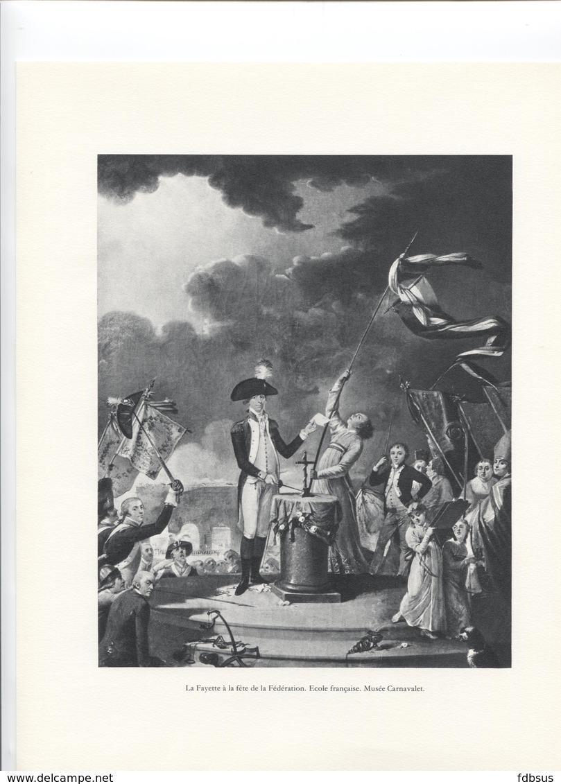 GRANDES FIGURES DE FRANCE - La Fayette à La Fete De La Féderation - Ecole Française - Geschichte