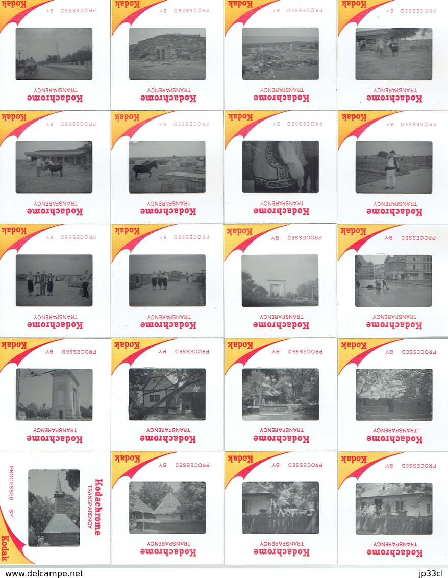 Été 1968 En Roumanie : 136 Dias De Brasov, Ploiesti, Bucarest, Port Tulcea, Delta Du Danube, Piatra Neamt, Humor, Etc. - Diapositives