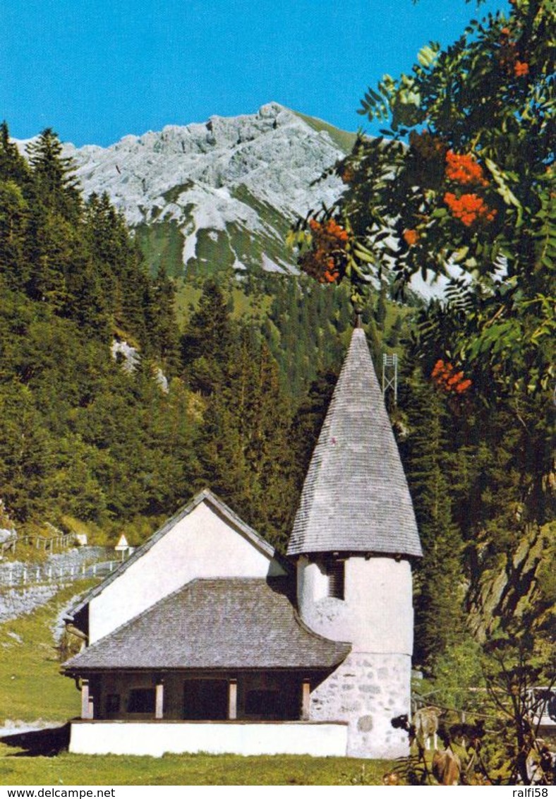 1 AK Liechtenstein * Die Kapelle In Steg - Sie Wurde 1817 Den Heiligen Wendelin Und Martin Geweiht * - Liechtenstein