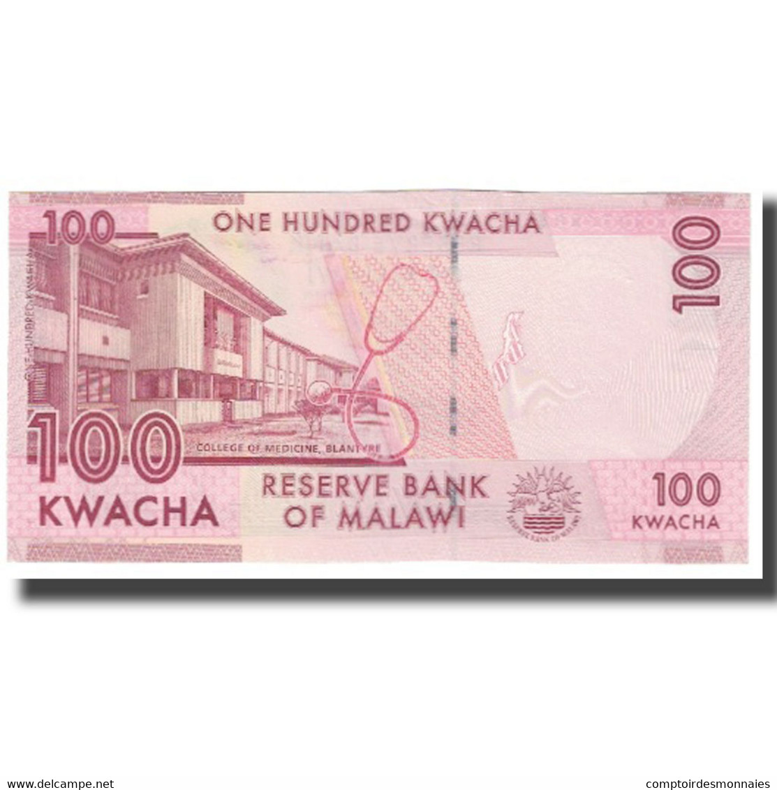 Billet, Malawi, 100 Kwacha, 2012, 2012-01-01, KM:59, NEUF - Malawi