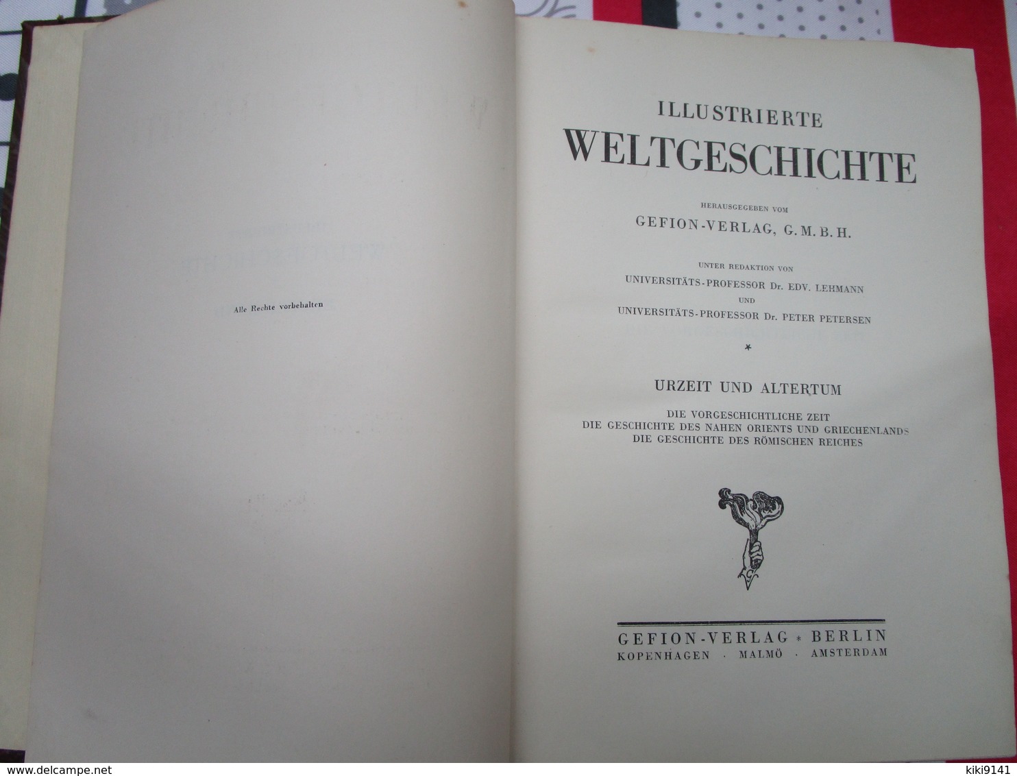 ILLUSTRIERTE WELTGESCHICHTE - I ALTERTUM - (386 Pages) - Arqueología