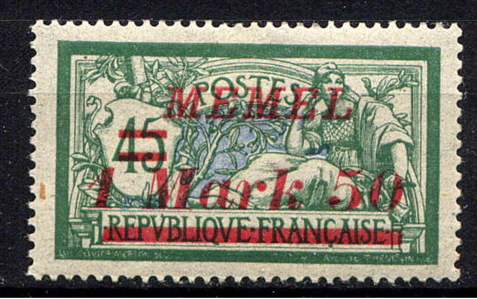 MEMEL  - 59* - TYPE MERSON - Unused Stamps