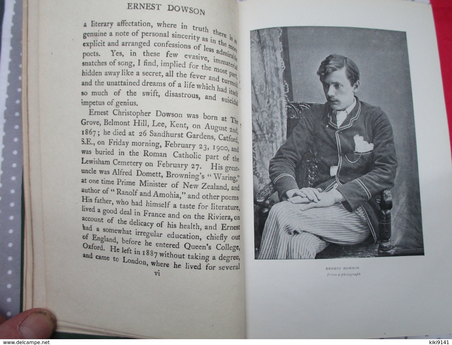 THE POEMS OF ERNEST DOWSON - (168 Pages) - Poesia