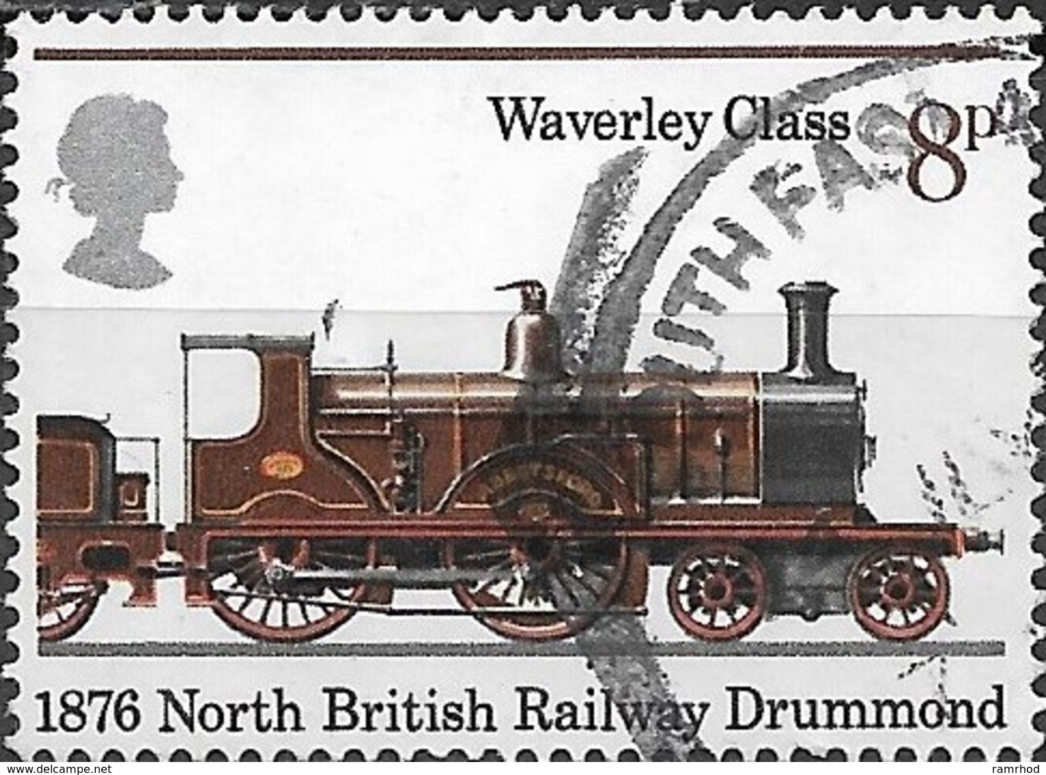 GREAT BRITAIN 1975 150th Anniversary Of Public Railways - 8p - Abbotsford, 1876 FU - Usati