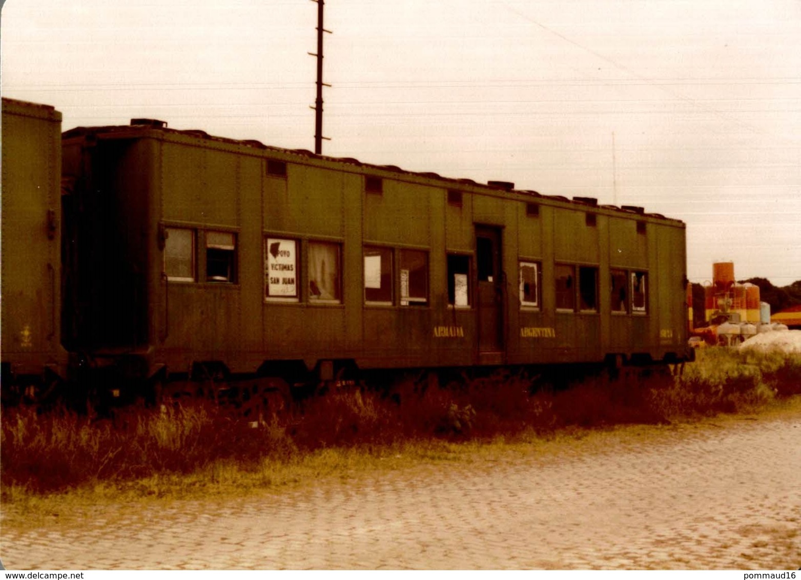 Lot De 3 Photographies D'un Train - Trains