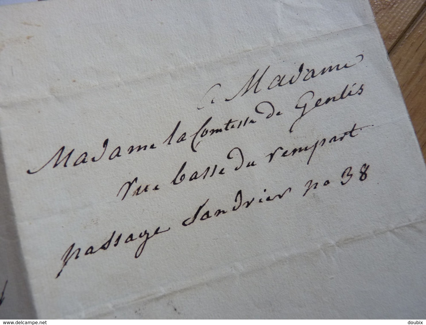 Alexandre PIEYRE (1752-1830) Dramaturge. AUTOGRAPHE à La COMTESSE DE GENLIS. Précepteur DUC De CHARTRES - Sonstige & Ohne Zuordnung