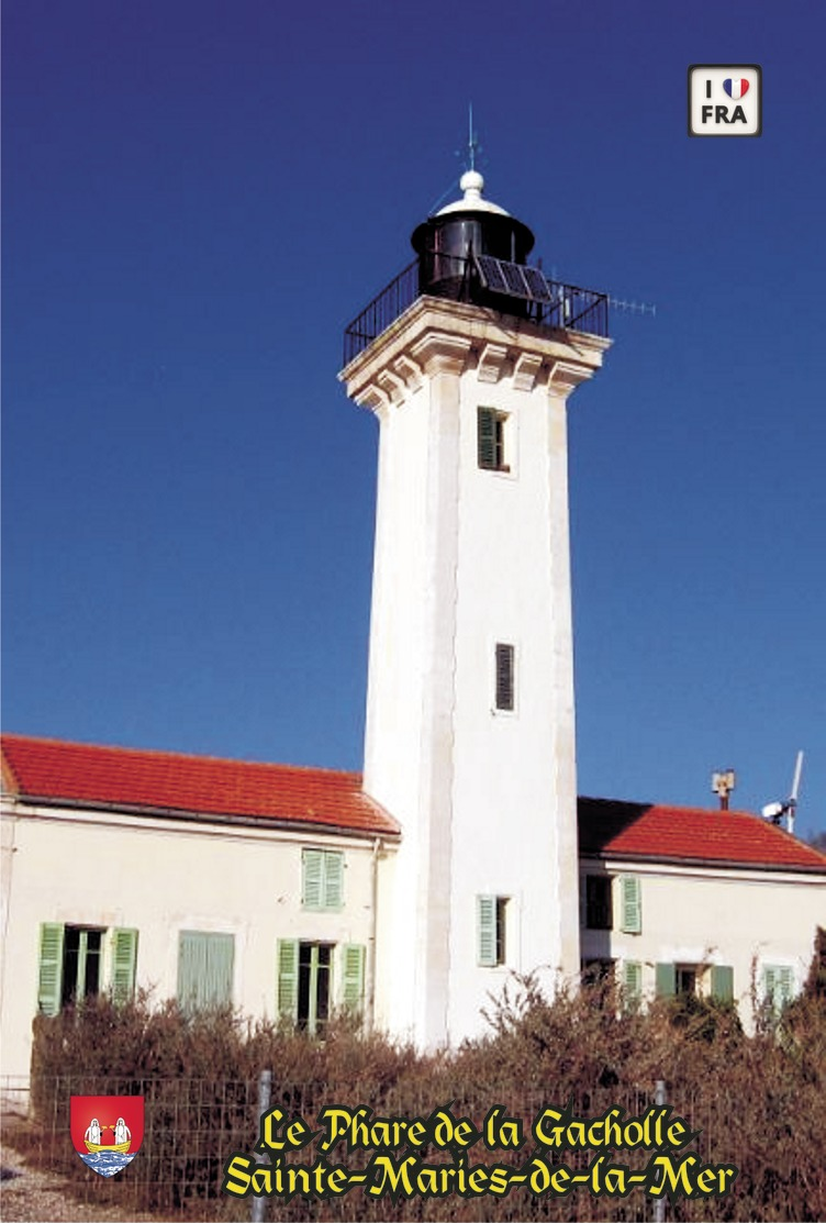 Set 6 Cartes Postales, Phares, Lighthouses Of Europe, France, Saintes-Maries-de-la-Mer, Le Phare De La Gacholle - Fari