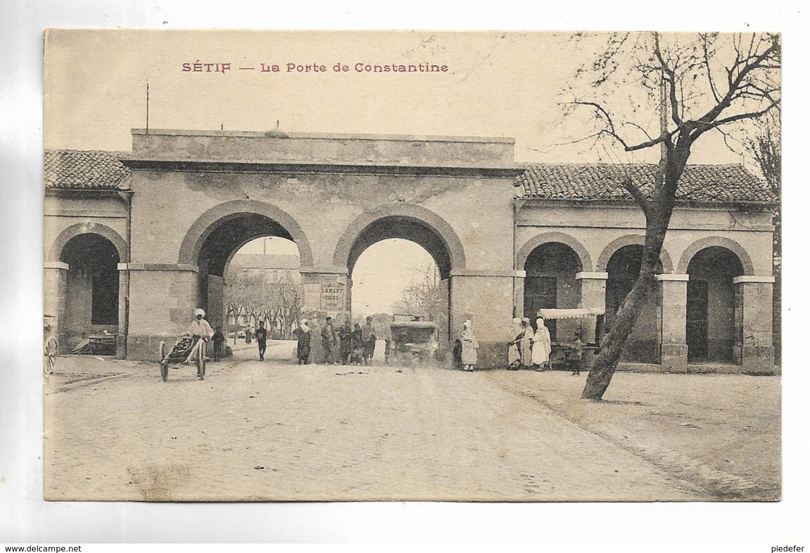 ALGERIE - SETIF - La Porte De Contantine - Belle  Animation. - Sétif